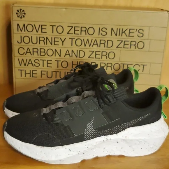 Nike Crater Impact Sneakers sz 8.5M are NWT  black/gray/green/white. - Picture 6 of 14